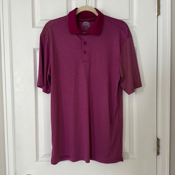 Slazenger Fuchsia Golf Polo Size M - Picture 1 of 3
